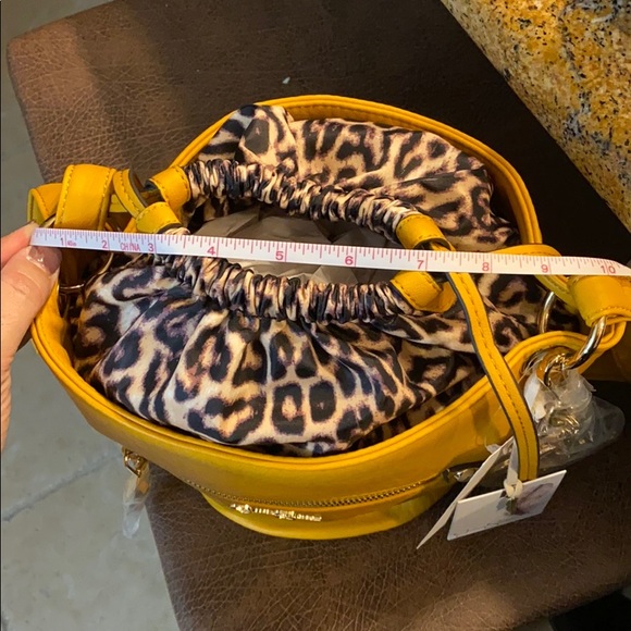 Jessica Simpson Arden Purse Mustard and Leopard - Picture 7 of 8